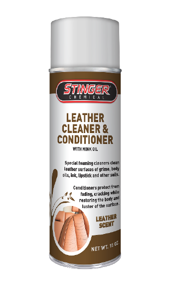 Sprayway Auto Leather Cleaner & Conditioner - Automotive Cleaning