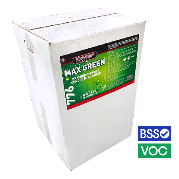 776 max green powdered floor cleaner