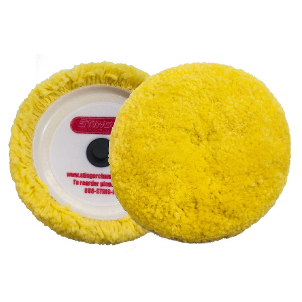 P01 polish pad yellow 100 wool